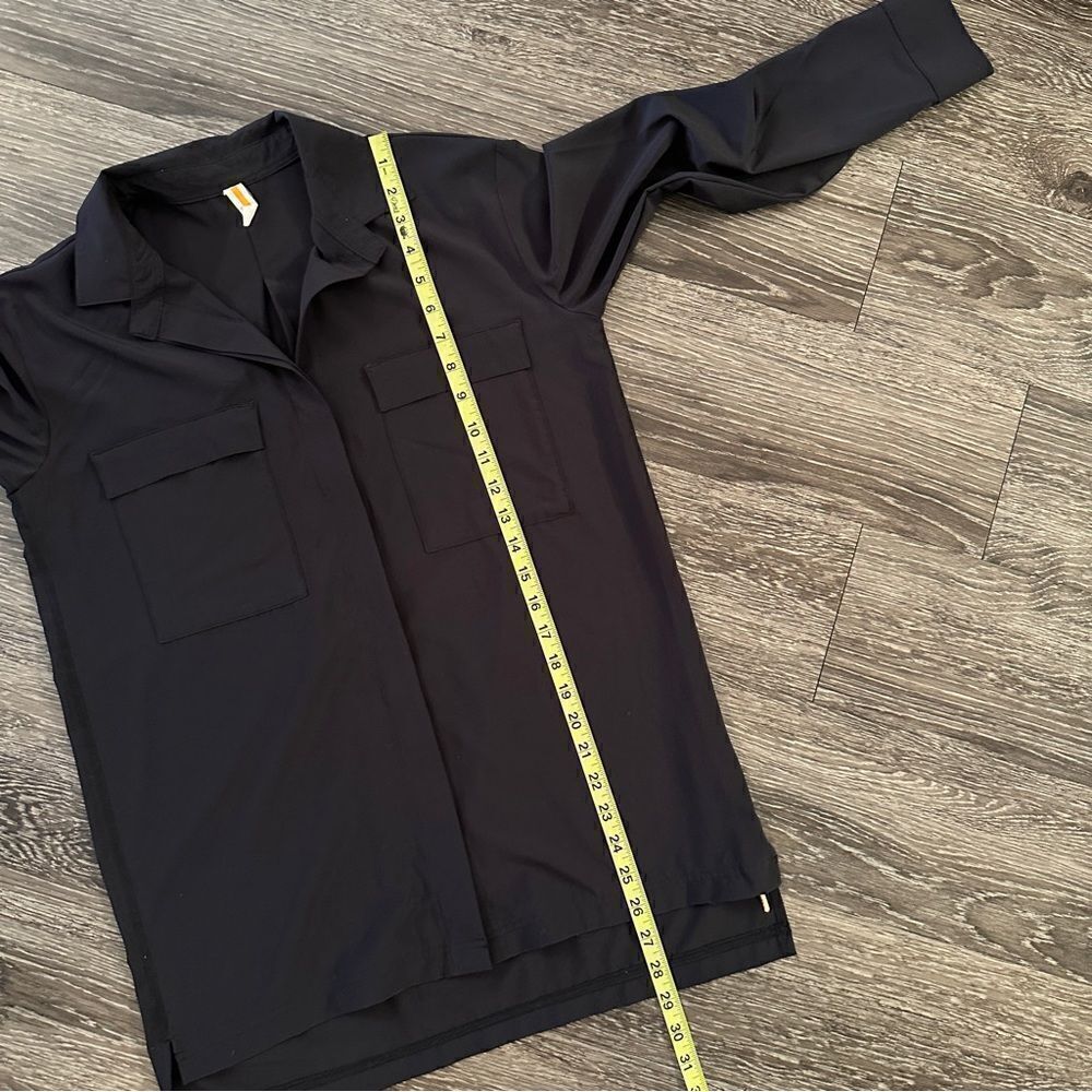 Lucy polyester spandex button down - image 6